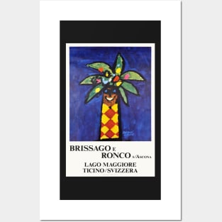 Brissago e Ronco s Ascona,Travel Poster Posters and Art